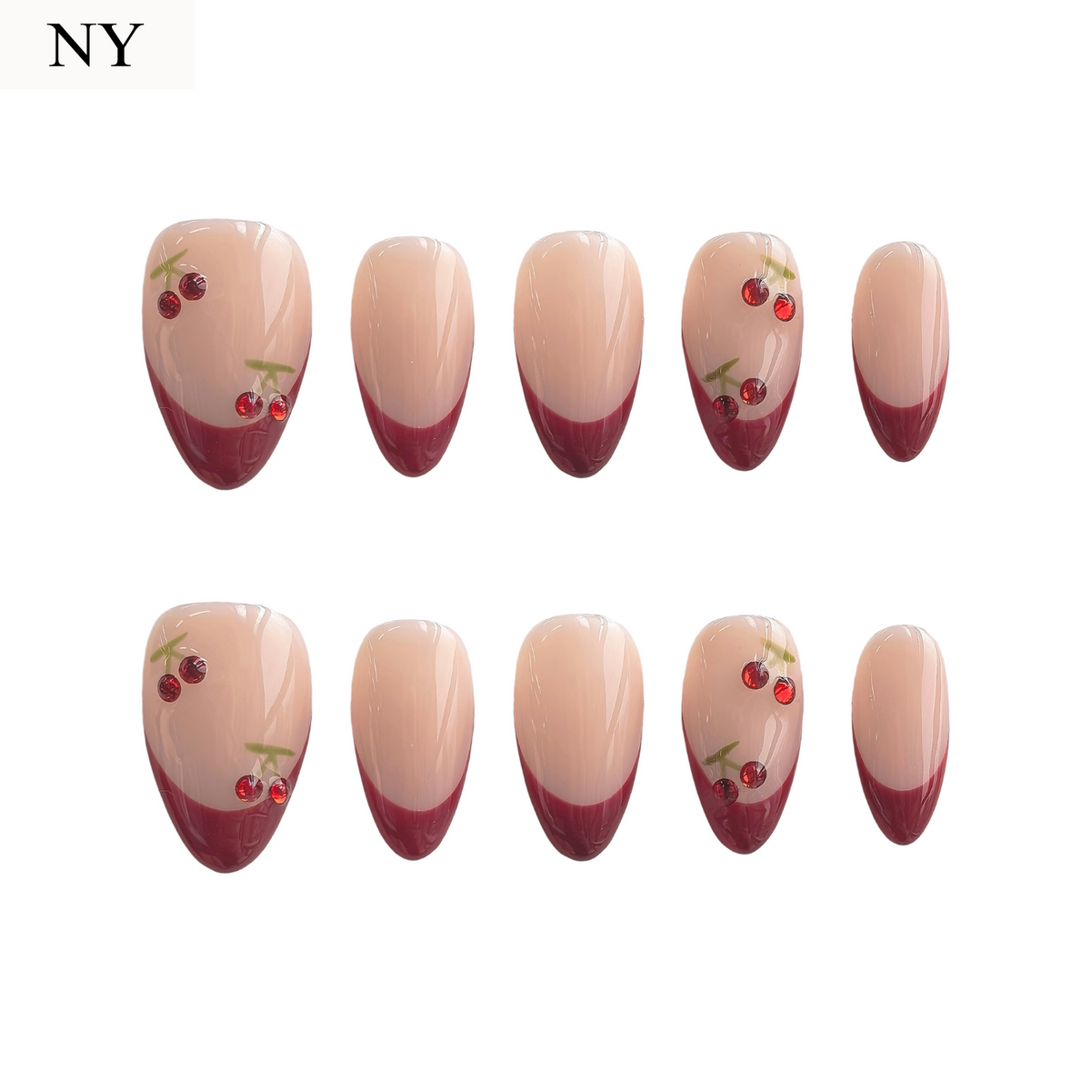 Cherry Lady | Handmade Press-Ons