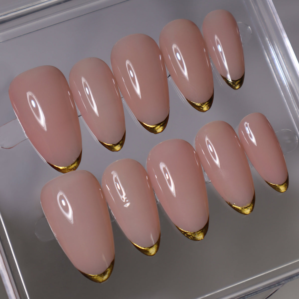 Gyllene tips | Handgjord press-onsdag