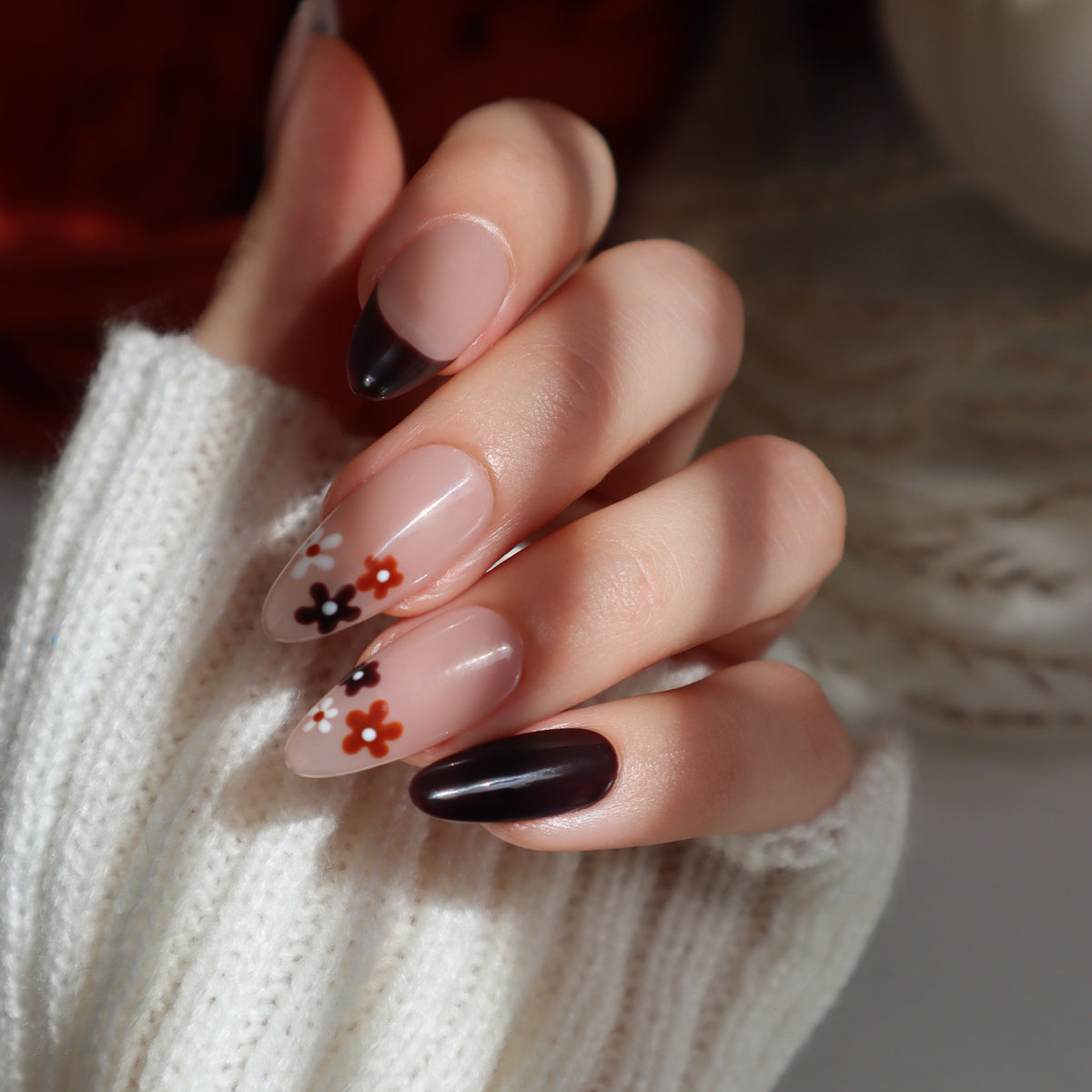 Höstblommor | Handgjord press-onsdag