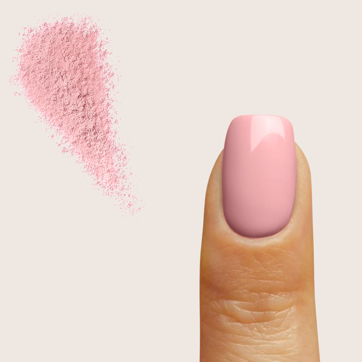 Gräddrosa Dipppulver