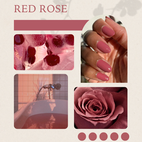 Red Soft Rose Dyppepulver